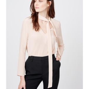 Cuyana silk blouse
